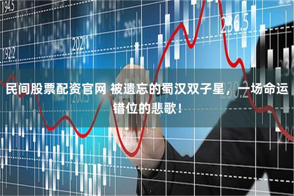 民间股票配资官网 被遗忘的蜀汉双子星，一场命运错位的悲歌！