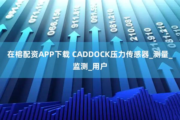 在榕配资APP下载 CADDOCK压力传感器_测量_监测_用户